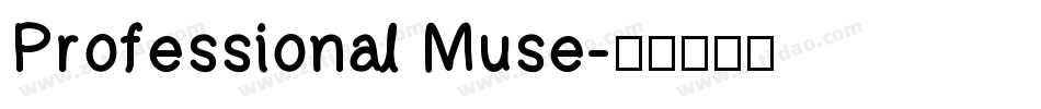 Professional Muse字体转换